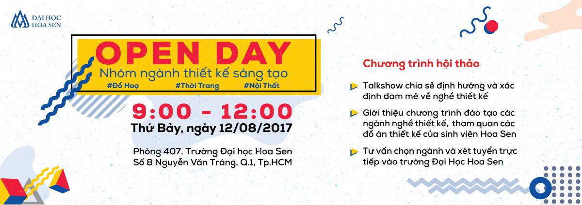 Openday - nhóm nganh thiet ke sang tao DH Hoa Sen