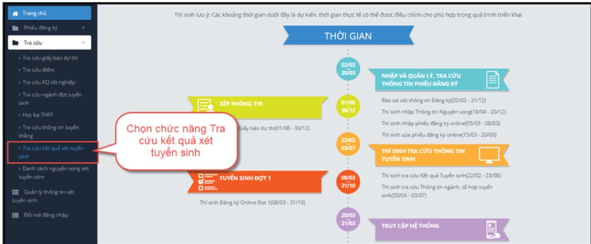 Bước 1 truy cập vào trang cổng thôg tin của B?GD và ĐT