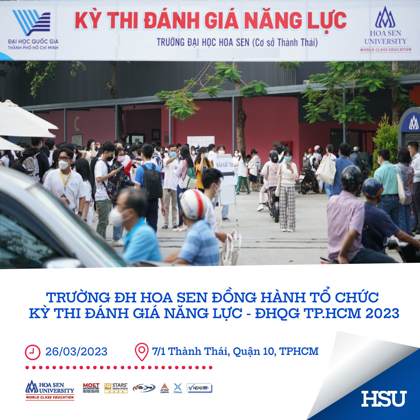 ĐH Hoa Sen tổ chức kỳ thi đánh giá năng lực 2023