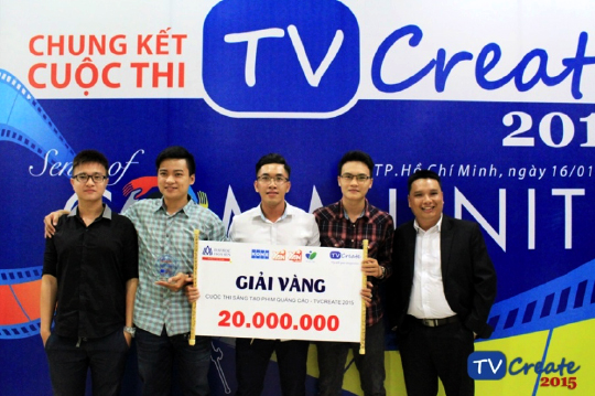 Nhom Suu Ca gianh giai vang cuoc thi TVCreate 2015