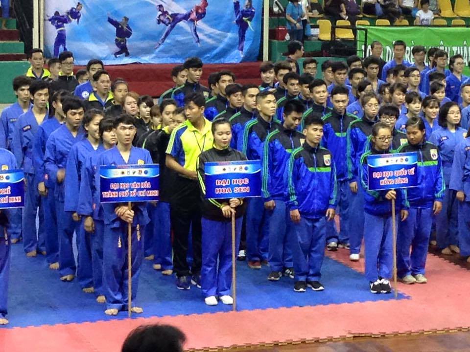 Tuyển Vovinam các nhà cái uy tín siyanks
 trong giải Vovinam sinh viên thành phố Hồ Chí Minh mở rộng năm 2015