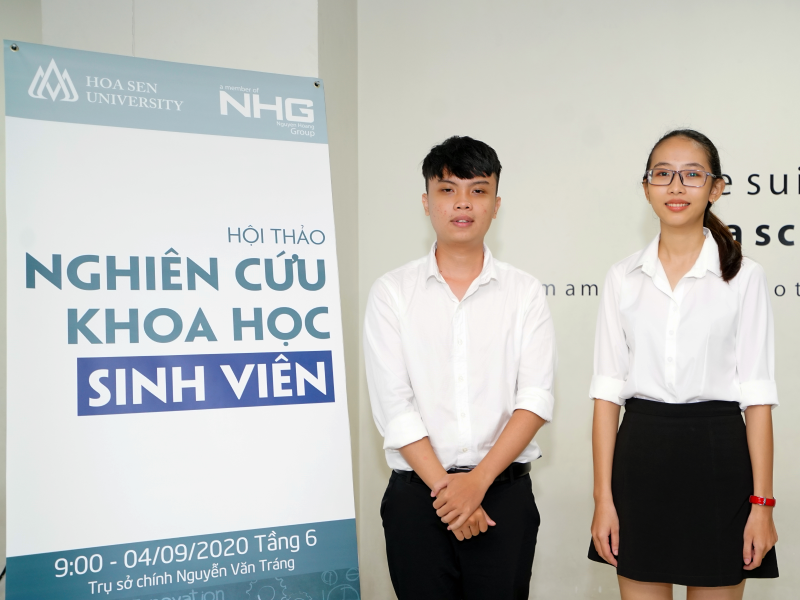 Nhóm sinh viên khoa Kinh tế-Quản trị HSU đạt giải ba Hội thảo nghiên cứu khoa học sinh viên Hoa Sen 2019-2020